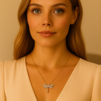 Collier libellule mariage