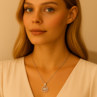 collier libellule acier inoxydable